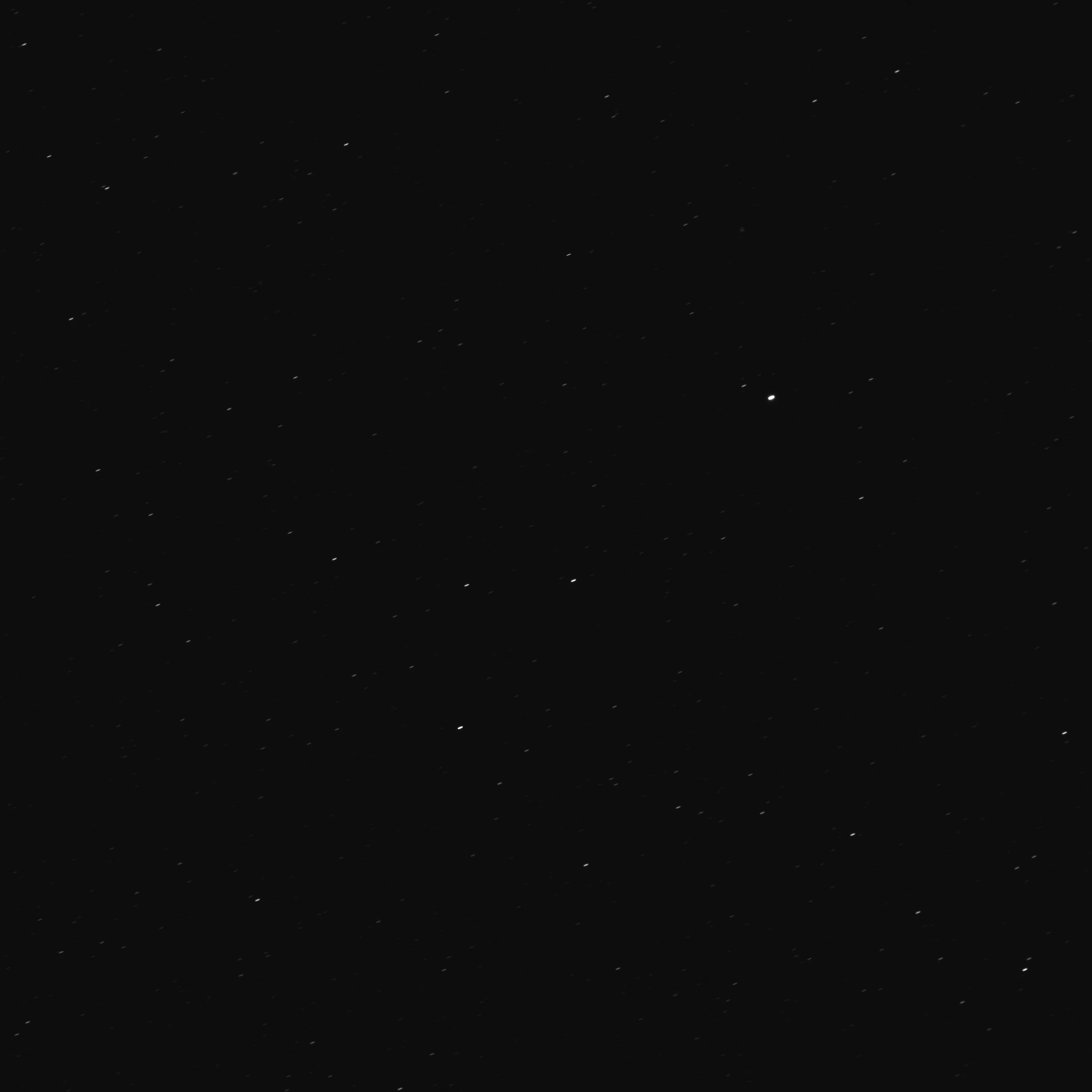 One picture of this session where stars are not round