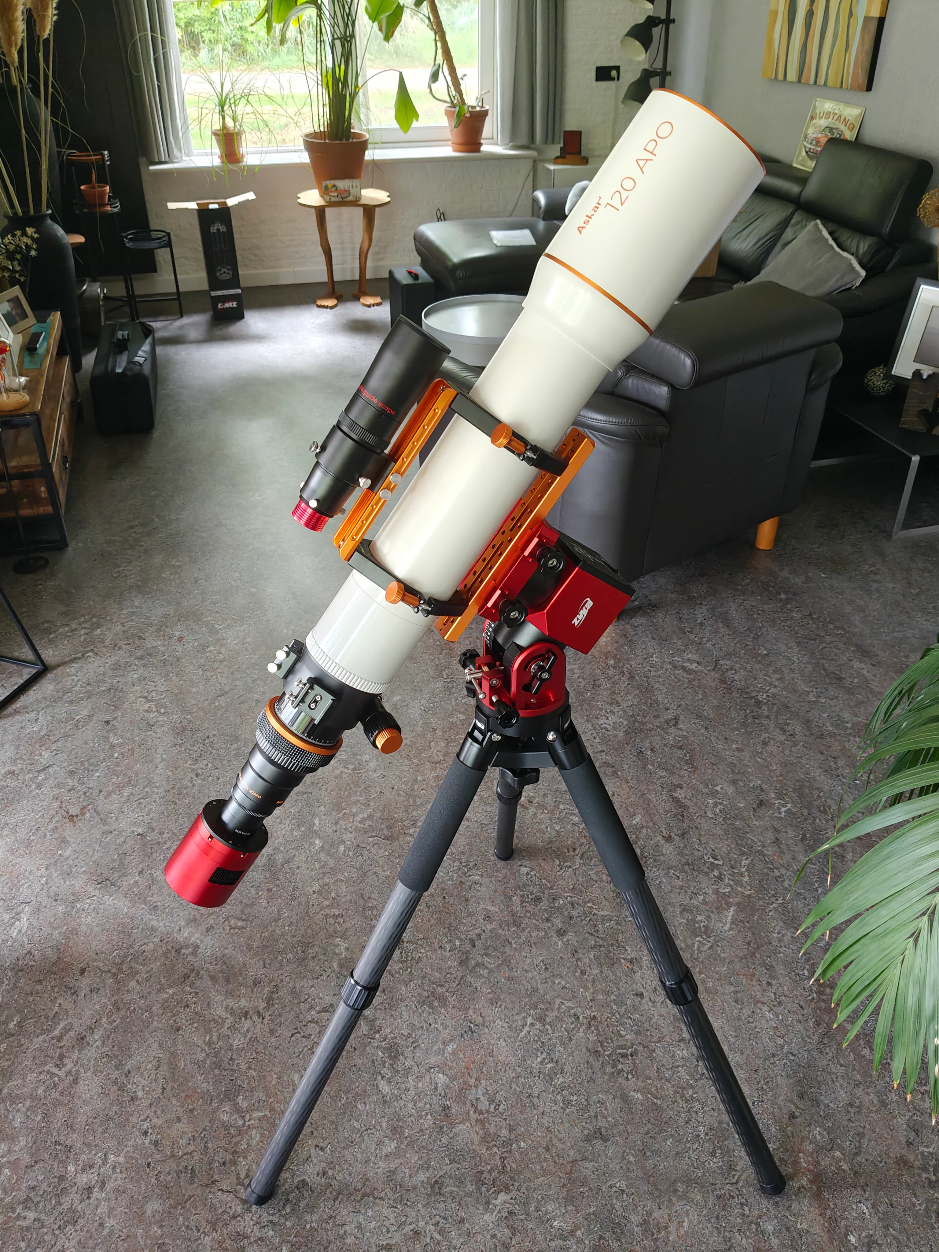A picture of a complete setup